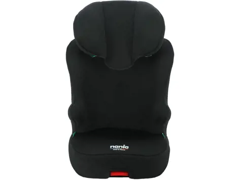 Nania START I FIX Silla Coche Isofix 106-140cm - Reposacabezas Regulable - Base Reclinable - Negro