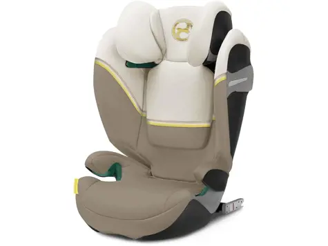 Silla de coche Cybex Gold Solution S2 i-Fix, 100-150 cm, 15-50 kg, Beige.