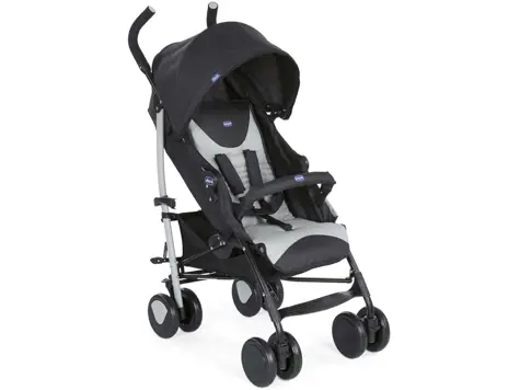 Chicco Echo Silla de Paseo - Compacta y Reclinable, hasta 22 Kg - Gris