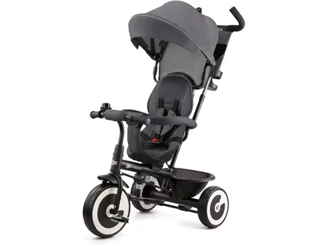 Triciclo Evolutivo Kinderkraft ASTON: Plegable, Sin Pedales, Accesorios.