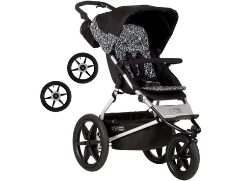 Mountain Buggy TER V3-49: Cochecito Todoterreno Gris