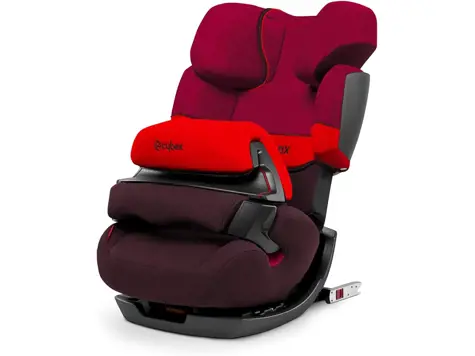 Cybex Silver Pallas-Fix 514110002 Silla de Coche Grupo 1/2/3, 2 en 1, Rojo