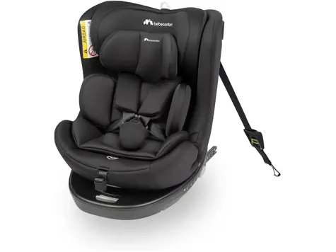 Silla Coche Bebeconfort EvolveFix i-Size: 360°, 0-12 Años, ISOFIX, Black Mist.