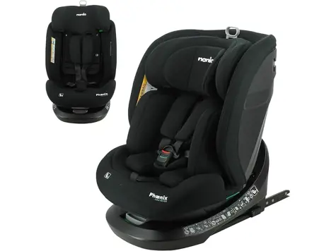 Nania Silla de Auto Giratoria 360° - Grupo 0+/1/2/3 - Isofix y Protectores Laterales