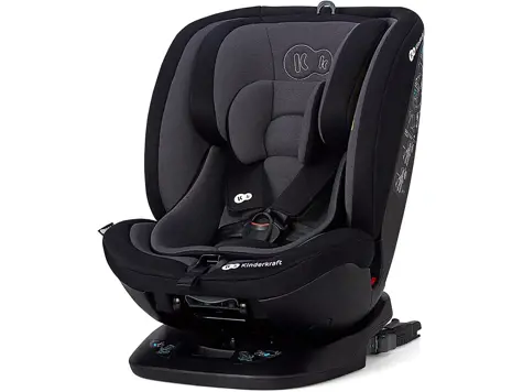 Silla coche Kinderkraft XPEDITION, Isofix, Negro - Recomendada por expertos para bebés y niños