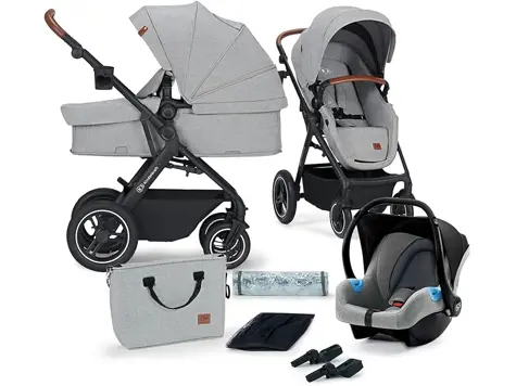 Kinderkraft Carrito Bebé 3 en 1 B-TOUR, Silla de Paseo