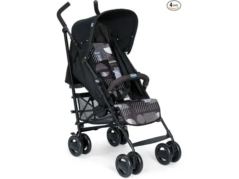 Silla Paseo Chicco London - Ligera, Compacta, Negra