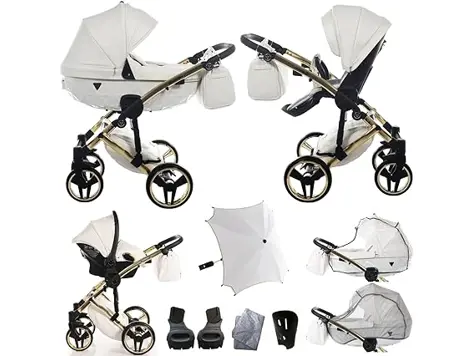 Junama Diamond 3 en 1 Paraguas Cochecito - Accesorios Exclusive Prams