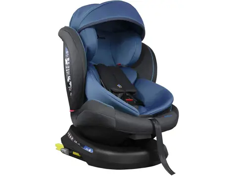 XOMAX Silla de coche Isofix giratoria 360º I evolutiva 0-36 kg I Grupo 0+/1/2/3 I ECE R44/04