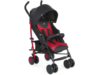 Carrito Bebé Ligero y Plegable, Chicco Echo, Rojo (Scarlet Red) - ¡Ideal para tus paseos!