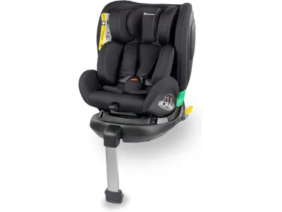 Silla Coche Bebeconfort EvolveFix Plus, 360º, ISOFIX, Negro