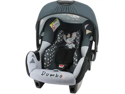 Silla Coche Bebe Nania BEONE Grupo 0+ - Protección Lateral - 4 Estrellas ADAC - Disney Dumbo.