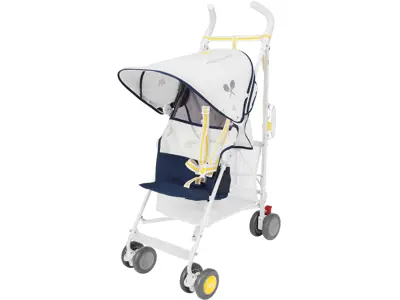 Maclaren Volo Ace Silla de paseo: ligera, 6m-25kg, suspensión en ruedas, capota UPF 50+