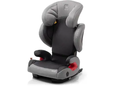 BABYAUTO Mate Fix - Silla Coche GR. 2/3 ISOFIX, 15-36 Kg, Reclinable, Absorbe Impactos - Antracita.